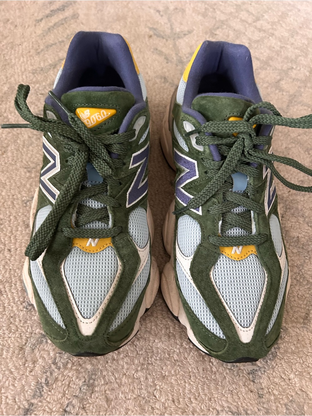 New Balance 9060 Dark Alpine Green Frosted Glass